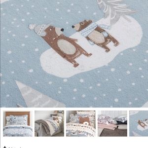 BN PB kids full size organic duvet cover